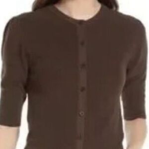 Frame‎ Denim Women's Brown Cardigan Sweater